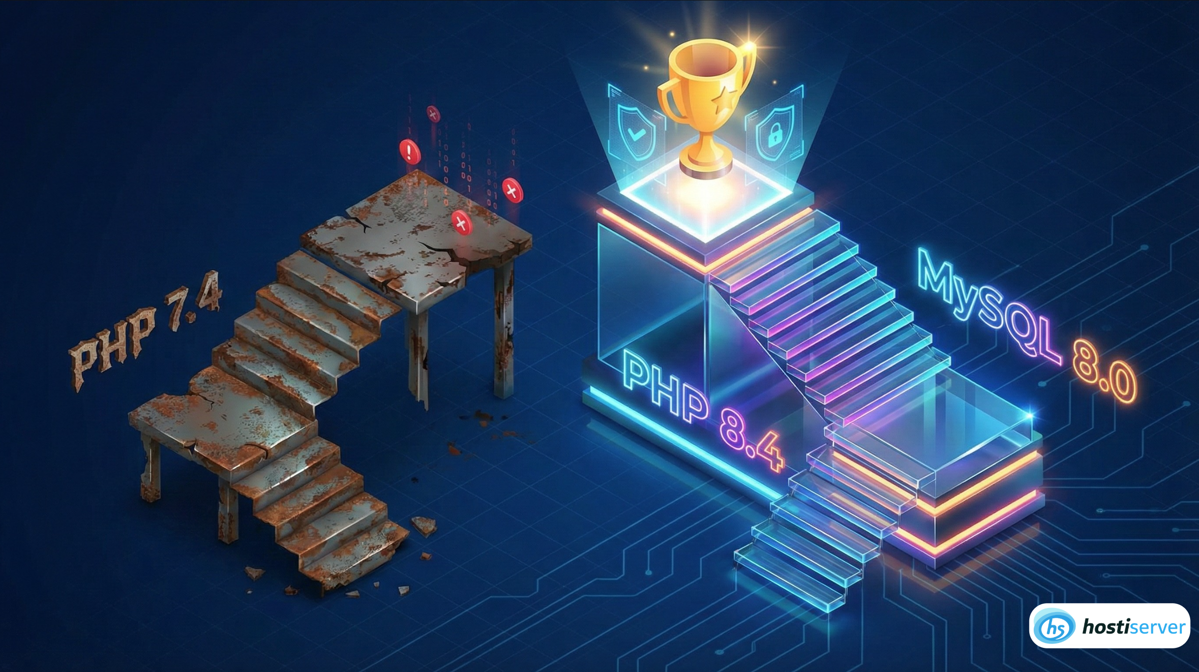 PHP/MySQL Version Updates