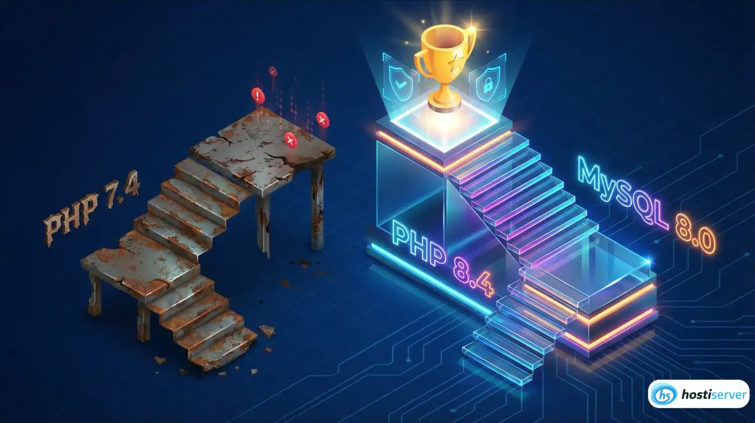 PHP/MySQL Version Updates