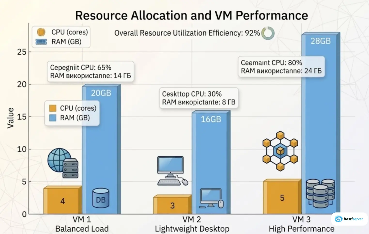 Virtual machine performance: Type 1 hypervisor overhead and hardware access methods